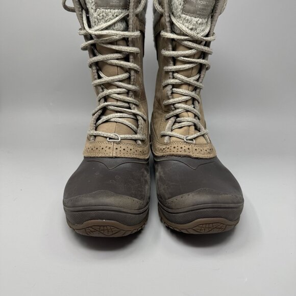 The North Face Shellista II Mid Daschund Brown Winter Boots Women's Size 7.5 - Picture 6 of 10